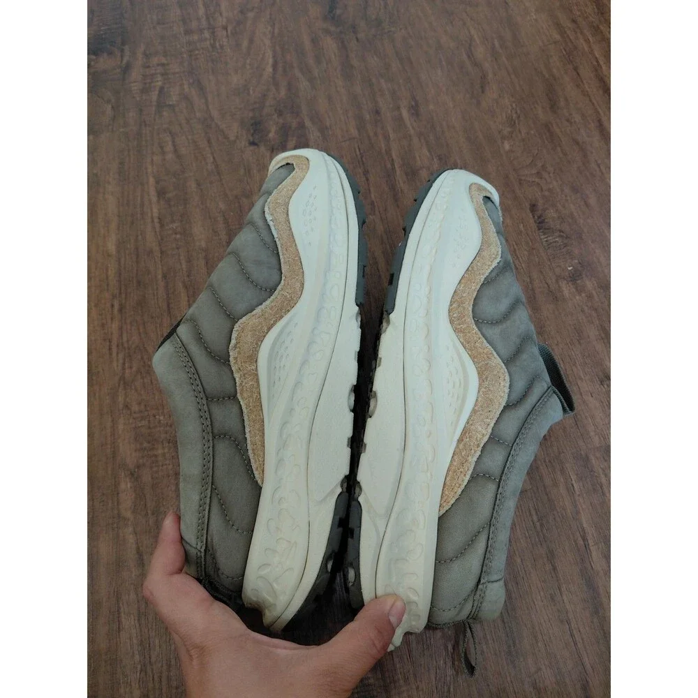 Hoka One One Ora Primo TP Antique Olive Oat Milk Unisex Men Sz 9.5 Women Sz 10.5